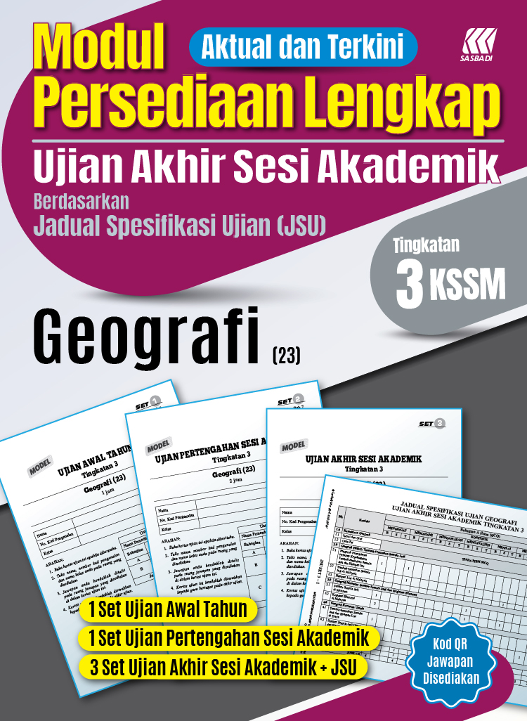 Modul Persediaan Lengkap UASA KSSM Geografi Ting. 3 Cover